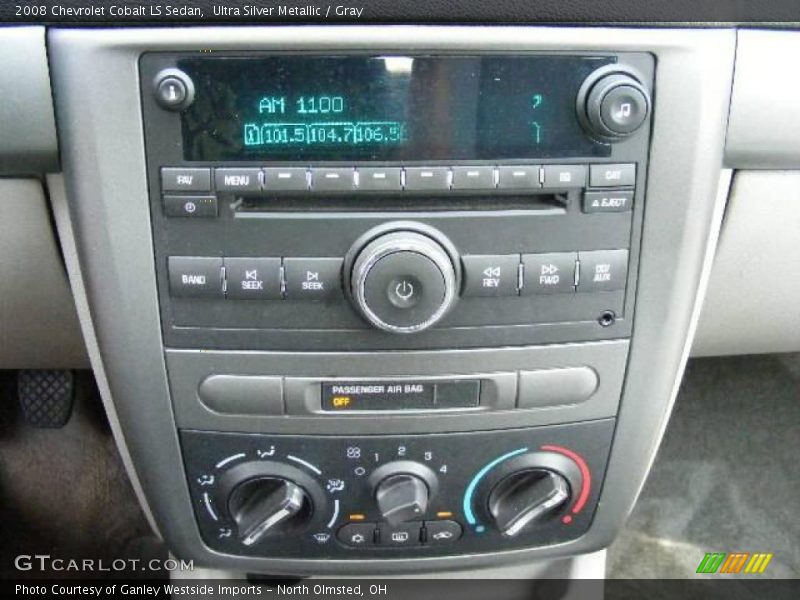 Ultra Silver Metallic / Gray 2008 Chevrolet Cobalt LS Sedan