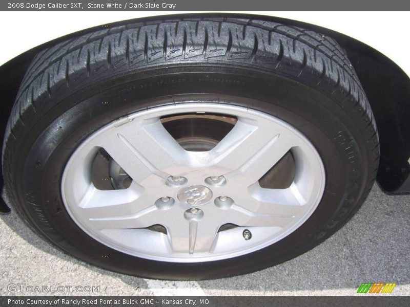 Stone White / Dark Slate Gray 2008 Dodge Caliber SXT