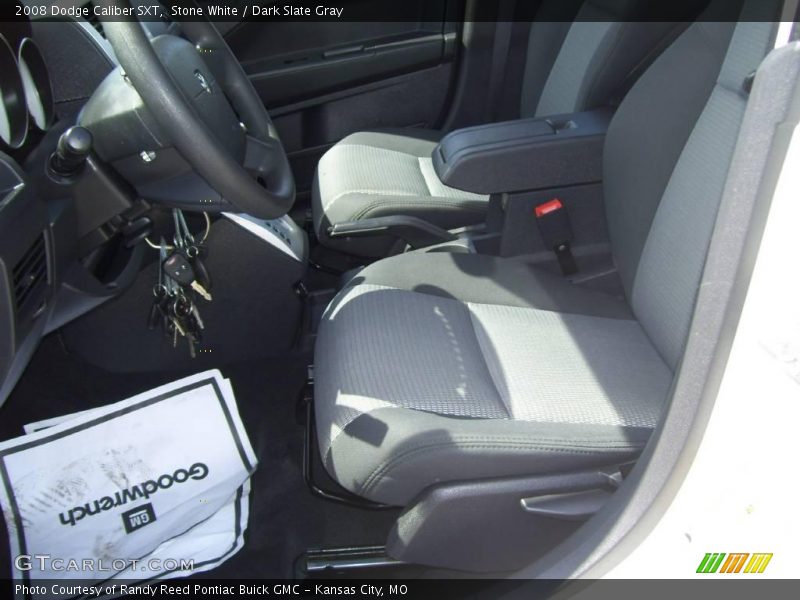Stone White / Dark Slate Gray 2008 Dodge Caliber SXT
