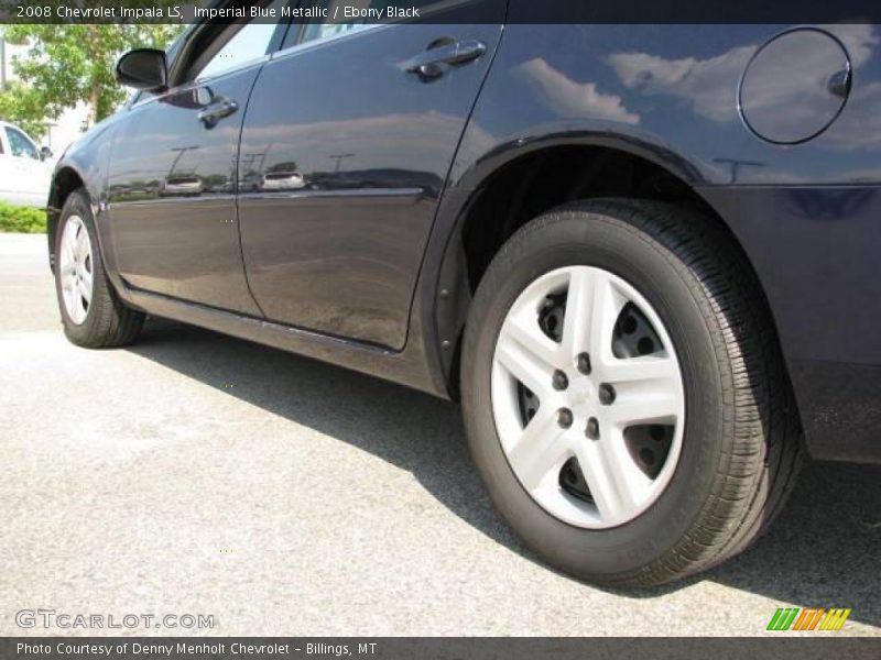 Imperial Blue Metallic / Ebony Black 2008 Chevrolet Impala LS