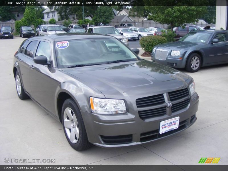 Dark Titanium Metallic / Dark Khaki/Light Graystone 2008 Dodge Magnum