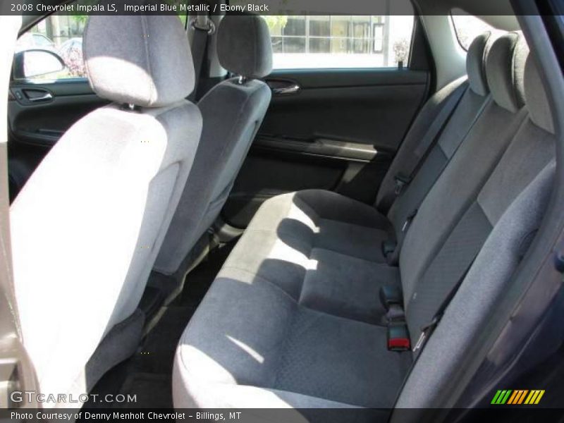Imperial Blue Metallic / Ebony Black 2008 Chevrolet Impala LS