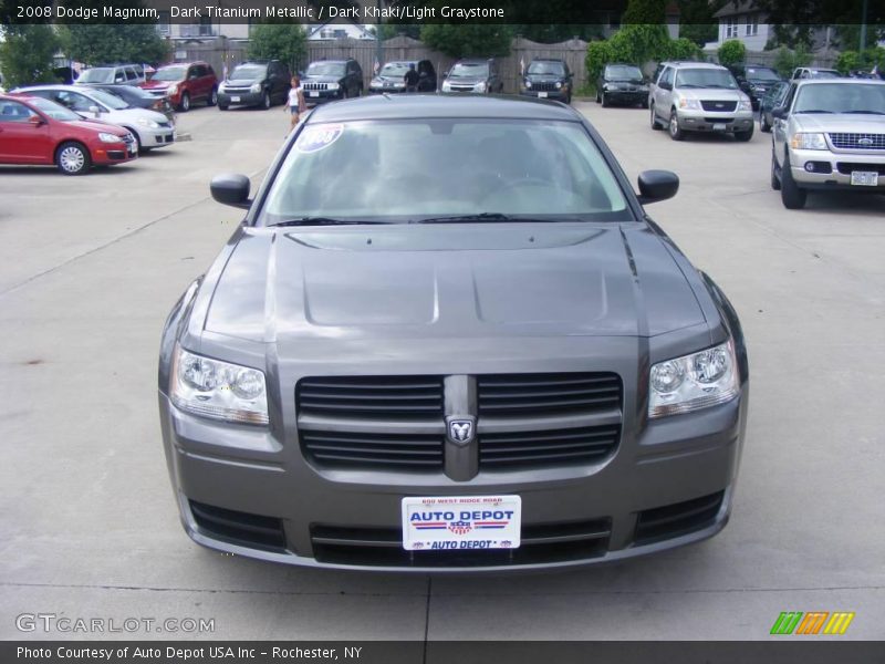Dark Titanium Metallic / Dark Khaki/Light Graystone 2008 Dodge Magnum