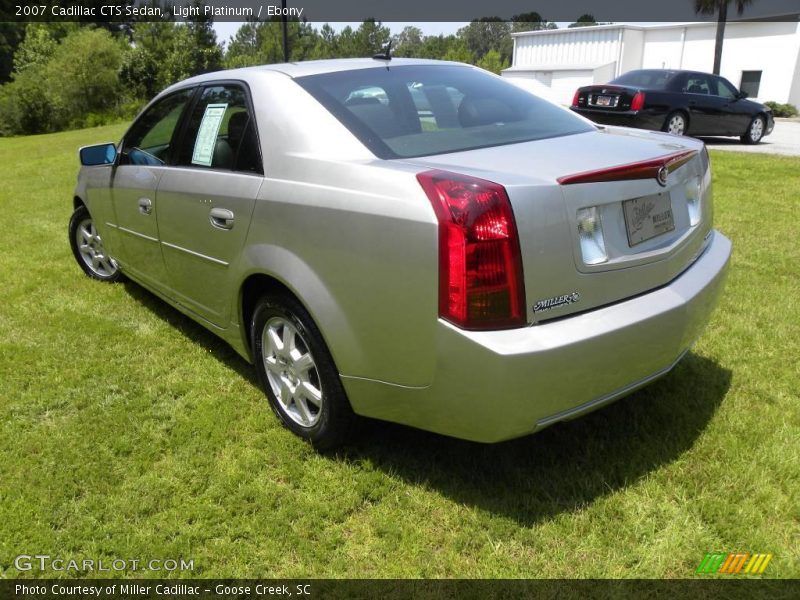 Light Platinum / Ebony 2007 Cadillac CTS Sedan