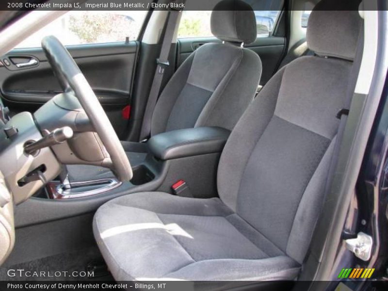 Imperial Blue Metallic / Ebony Black 2008 Chevrolet Impala LS