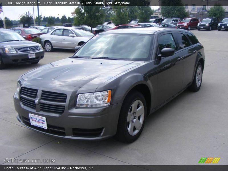 Dark Titanium Metallic / Dark Khaki/Light Graystone 2008 Dodge Magnum