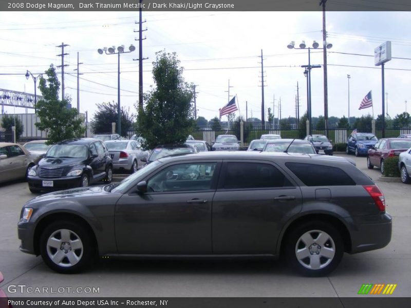 Dark Titanium Metallic / Dark Khaki/Light Graystone 2008 Dodge Magnum