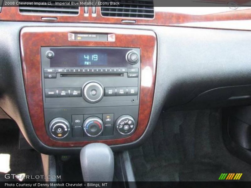 Imperial Blue Metallic / Ebony Black 2008 Chevrolet Impala LS