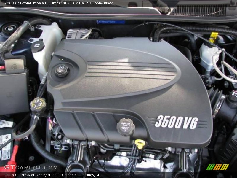 Imperial Blue Metallic / Ebony Black 2008 Chevrolet Impala LS