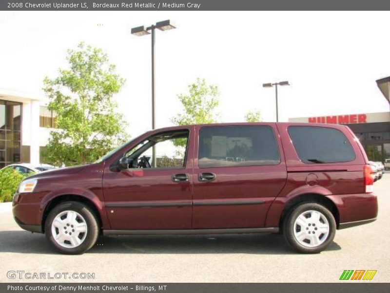 Bordeaux Red Metallic / Medium Gray 2008 Chevrolet Uplander LS