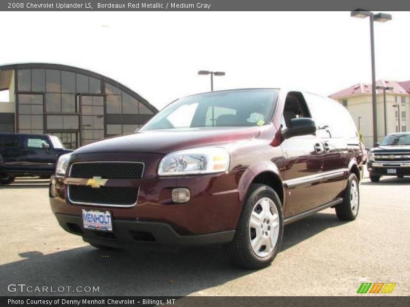 Bordeaux Red Metallic / Medium Gray 2008 Chevrolet Uplander LS