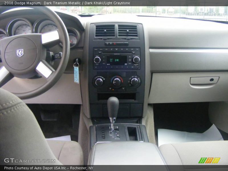 Dark Titanium Metallic / Dark Khaki/Light Graystone 2008 Dodge Magnum