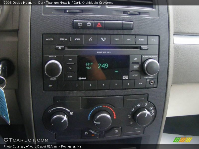 Dark Titanium Metallic / Dark Khaki/Light Graystone 2008 Dodge Magnum