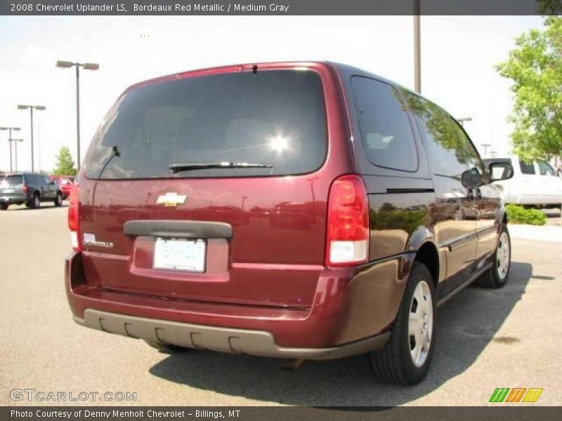 Bordeaux Red Metallic / Medium Gray 2008 Chevrolet Uplander LS