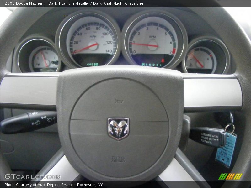 Dark Titanium Metallic / Dark Khaki/Light Graystone 2008 Dodge Magnum