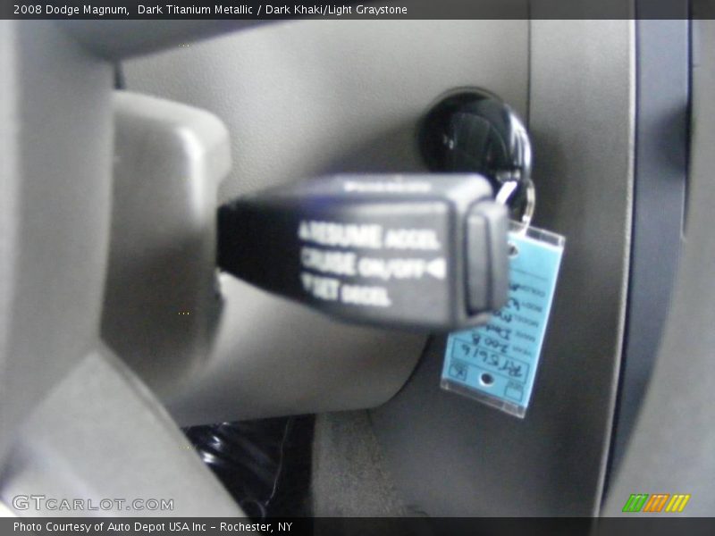 Dark Titanium Metallic / Dark Khaki/Light Graystone 2008 Dodge Magnum
