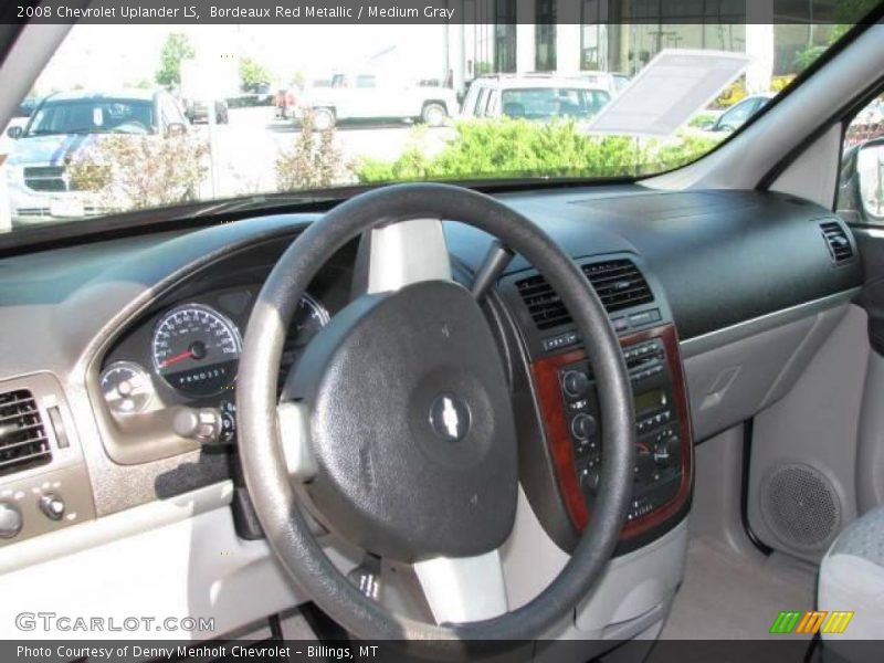 Bordeaux Red Metallic / Medium Gray 2008 Chevrolet Uplander LS