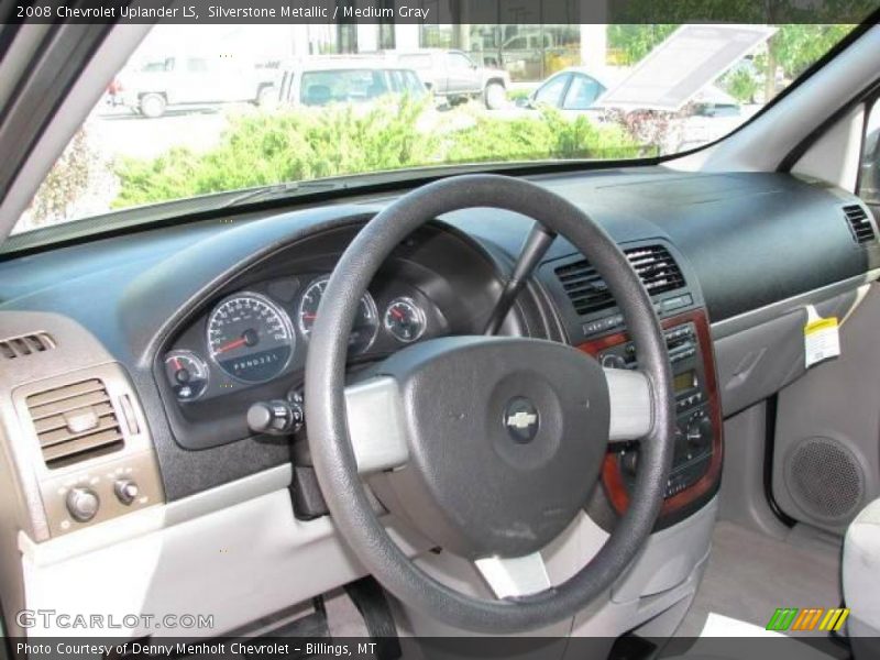 Silverstone Metallic / Medium Gray 2008 Chevrolet Uplander LS
