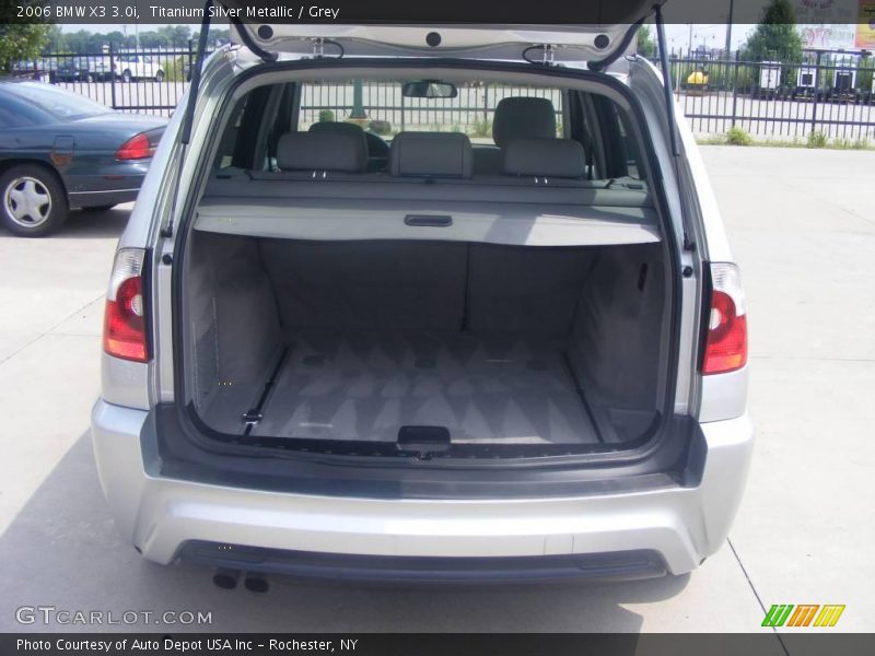 Titanium Silver Metallic / Grey 2006 BMW X3 3.0i
