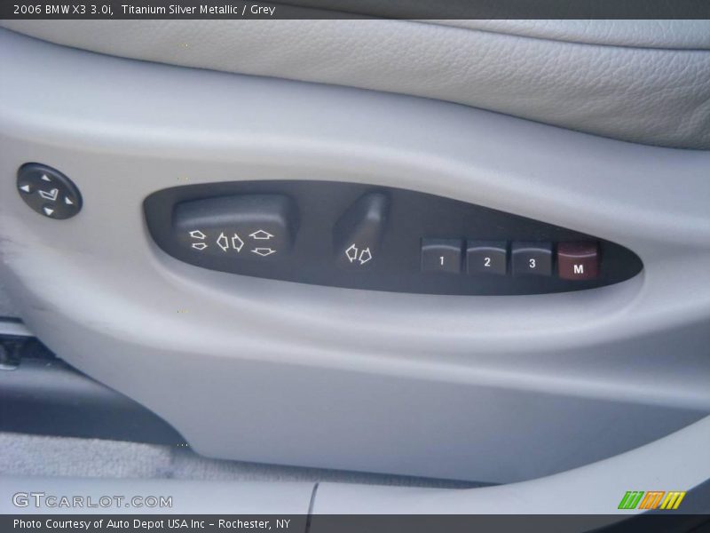 Titanium Silver Metallic / Grey 2006 BMW X3 3.0i