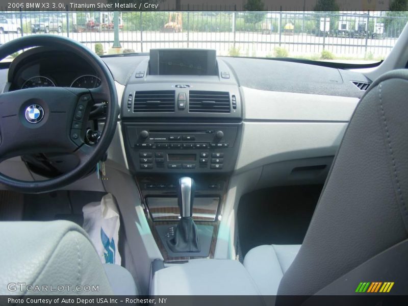 Titanium Silver Metallic / Grey 2006 BMW X3 3.0i