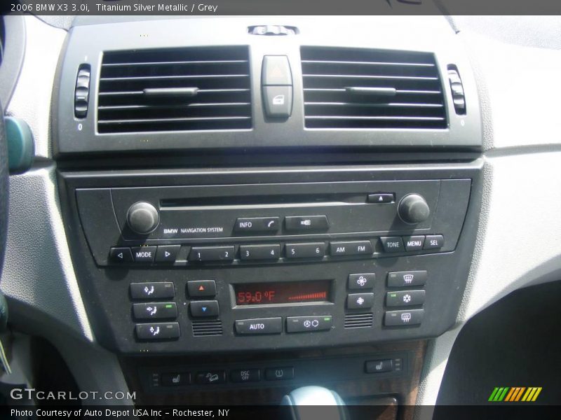 Titanium Silver Metallic / Grey 2006 BMW X3 3.0i