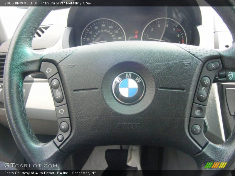 Titanium Silver Metallic / Grey 2006 BMW X3 3.0i