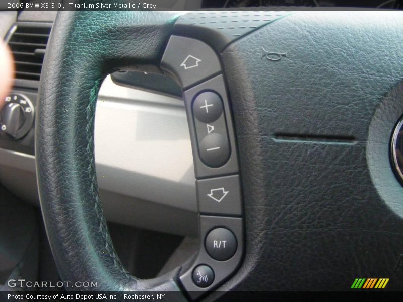 Titanium Silver Metallic / Grey 2006 BMW X3 3.0i