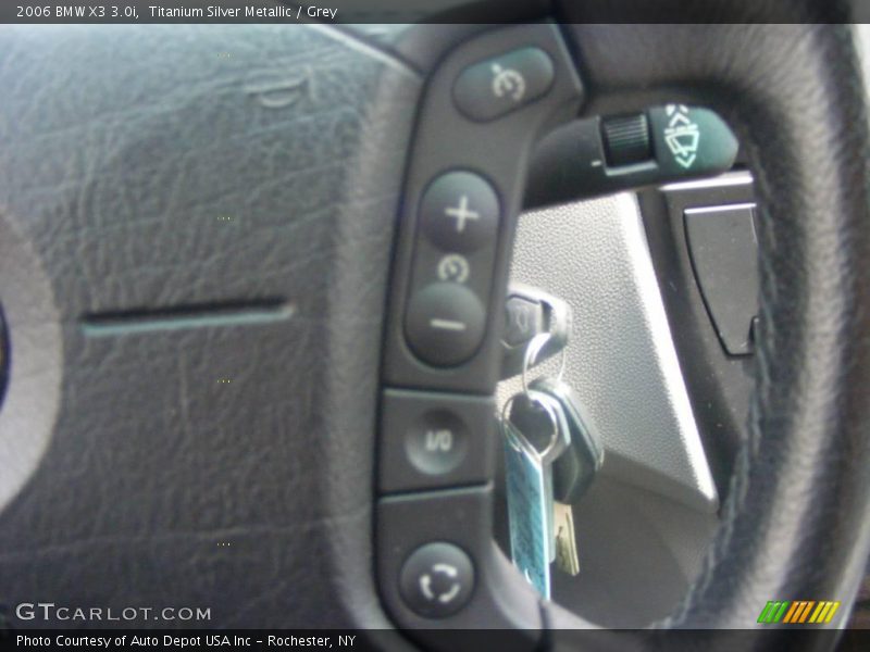 Titanium Silver Metallic / Grey 2006 BMW X3 3.0i