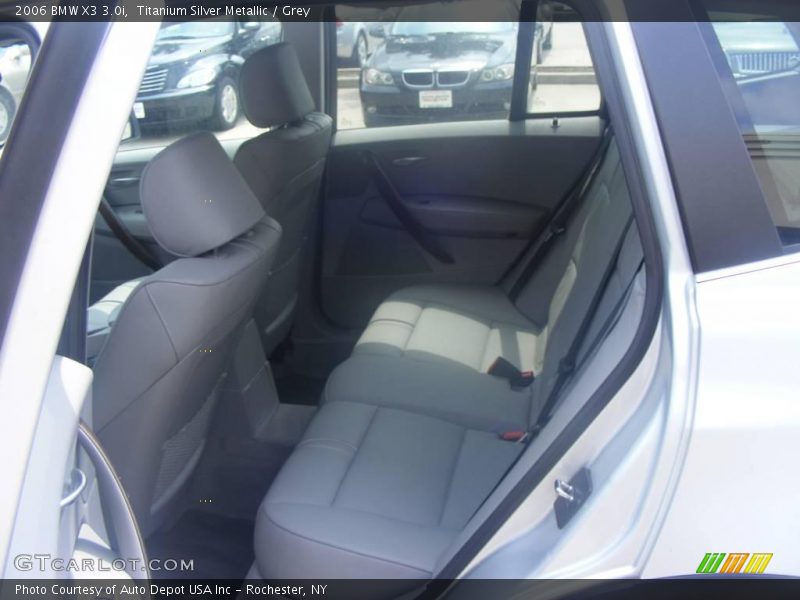 Titanium Silver Metallic / Grey 2006 BMW X3 3.0i
