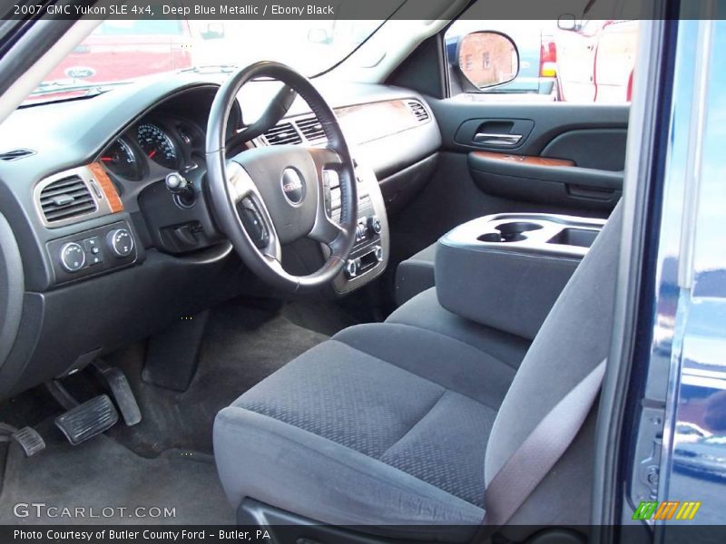 Deep Blue Metallic / Ebony Black 2007 GMC Yukon SLE 4x4
