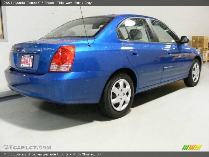 Tidal Wave Blue / Gray 2004 Hyundai Elantra GLS Sedan