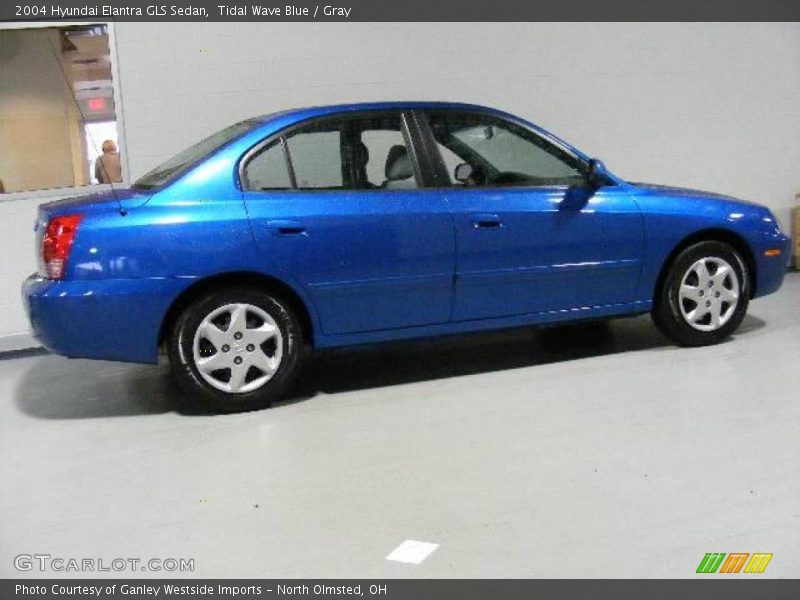 Tidal Wave Blue / Gray 2004 Hyundai Elantra GLS Sedan