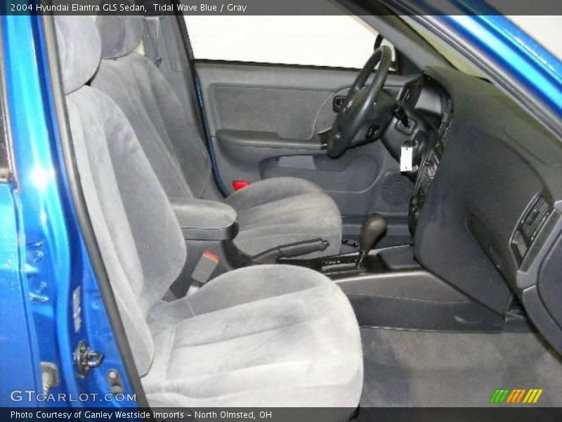 Tidal Wave Blue / Gray 2004 Hyundai Elantra GLS Sedan