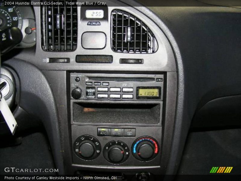 Tidal Wave Blue / Gray 2004 Hyundai Elantra GLS Sedan