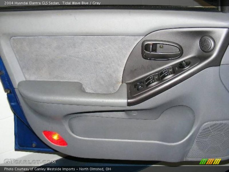 Tidal Wave Blue / Gray 2004 Hyundai Elantra GLS Sedan