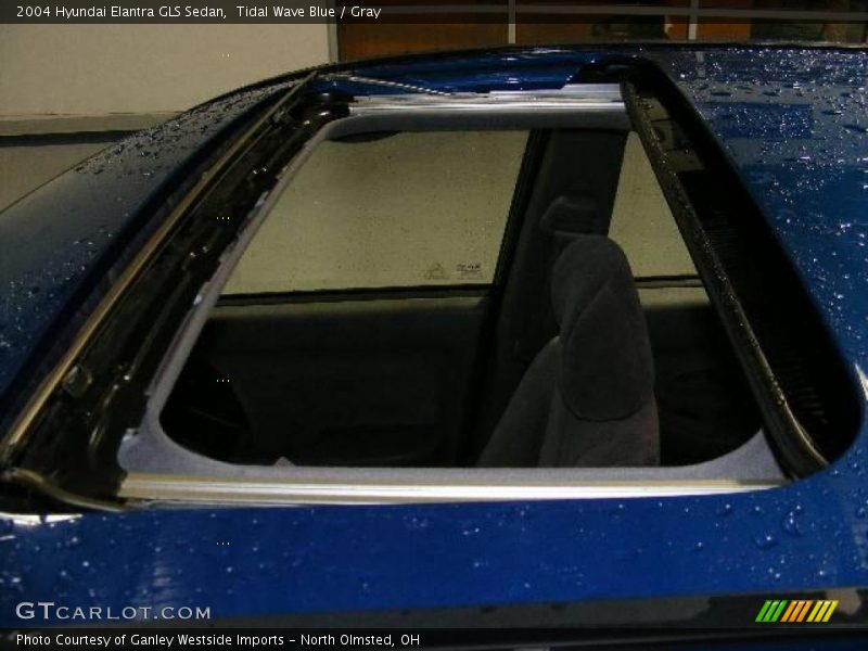 Tidal Wave Blue / Gray 2004 Hyundai Elantra GLS Sedan