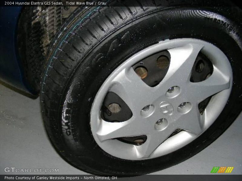 Tidal Wave Blue / Gray 2004 Hyundai Elantra GLS Sedan