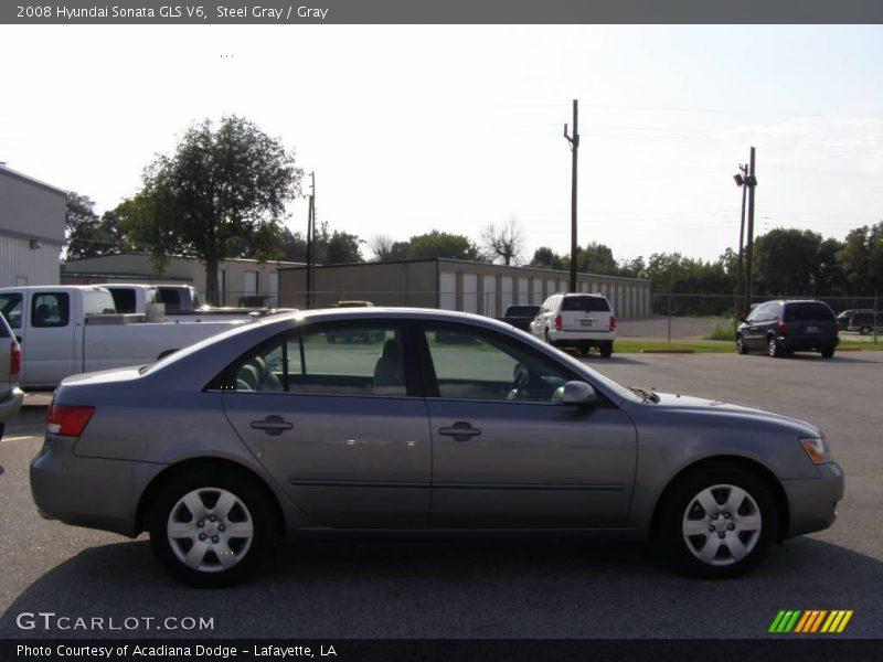 Steel Gray / Gray 2008 Hyundai Sonata GLS V6
