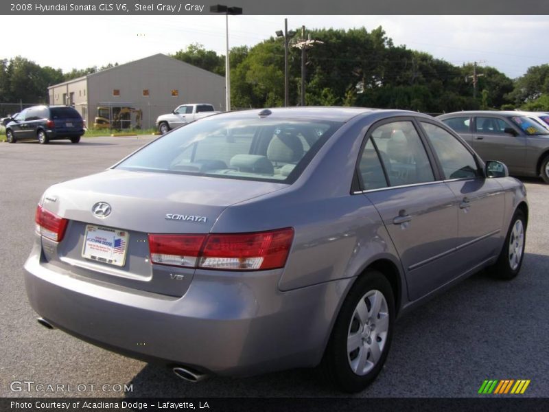 Steel Gray / Gray 2008 Hyundai Sonata GLS V6