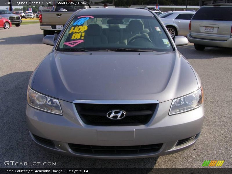 Steel Gray / Gray 2008 Hyundai Sonata GLS V6