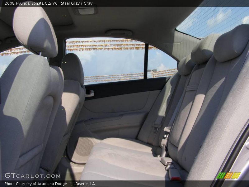 Steel Gray / Gray 2008 Hyundai Sonata GLS V6