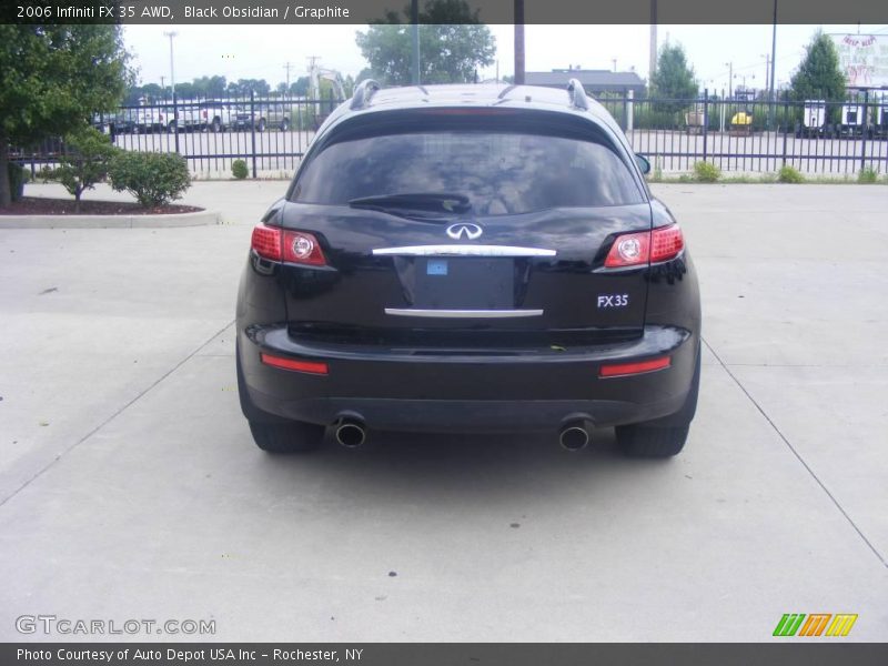 Black Obsidian / Graphite 2006 Infiniti FX 35 AWD
