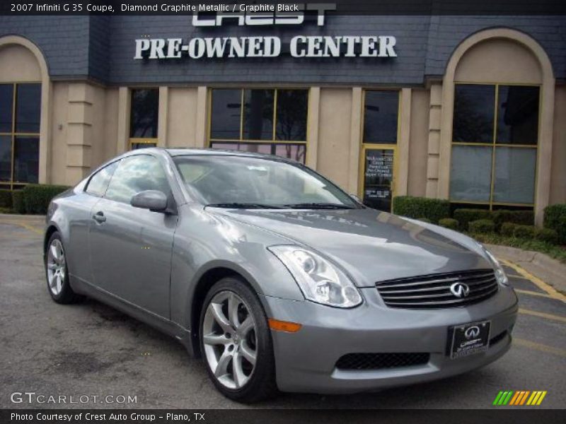 Diamond Graphite Metallic / Graphite Black 2007 Infiniti G 35 Coupe