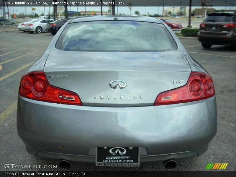 Diamond Graphite Metallic / Graphite Black 2007 Infiniti G 35 Coupe