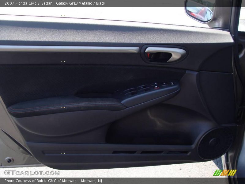 Galaxy Gray Metallic / Black 2007 Honda Civic Si Sedan