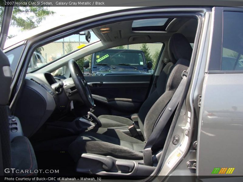 Galaxy Gray Metallic / Black 2007 Honda Civic Si Sedan