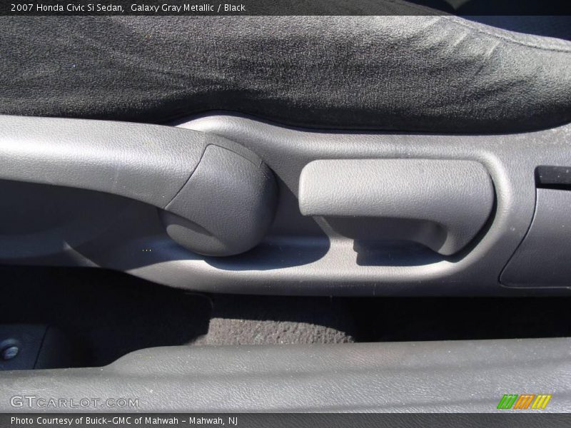 Galaxy Gray Metallic / Black 2007 Honda Civic Si Sedan