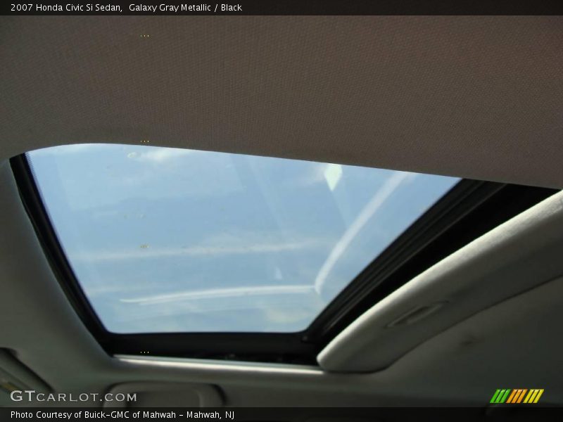 Galaxy Gray Metallic / Black 2007 Honda Civic Si Sedan