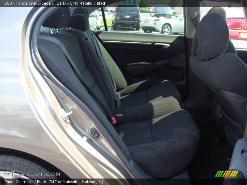 Galaxy Gray Metallic / Black 2007 Honda Civic Si Sedan